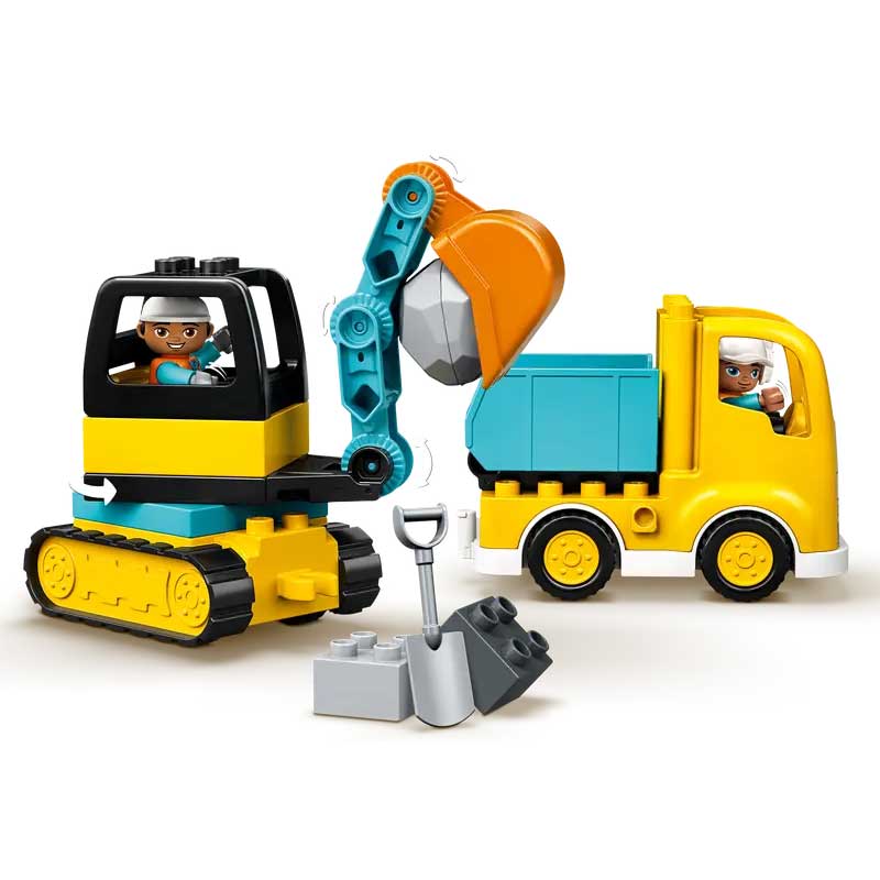 Lego Duplo Camion E Scavatrice Cingolata