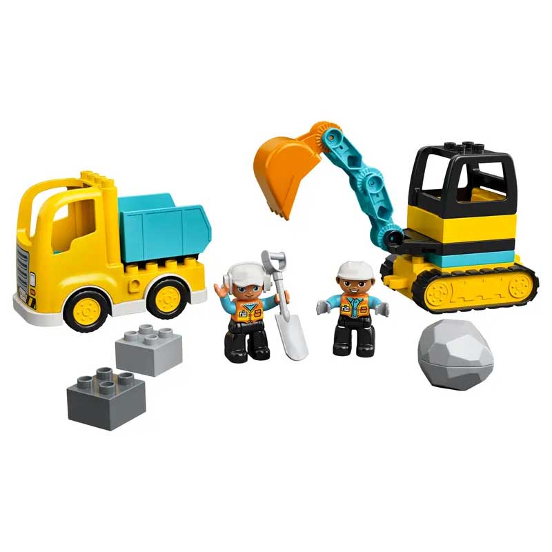 Lego Duplo Camion E Scavatrice Cingolata