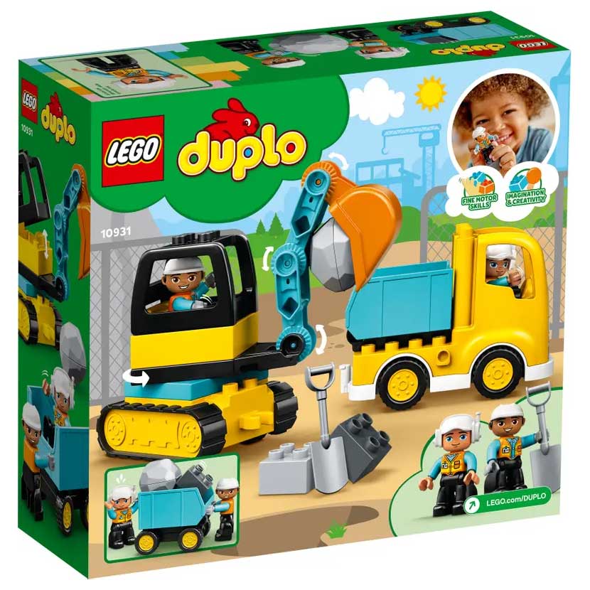 Lego Duplo Camion E Scavatrice Cingolata
