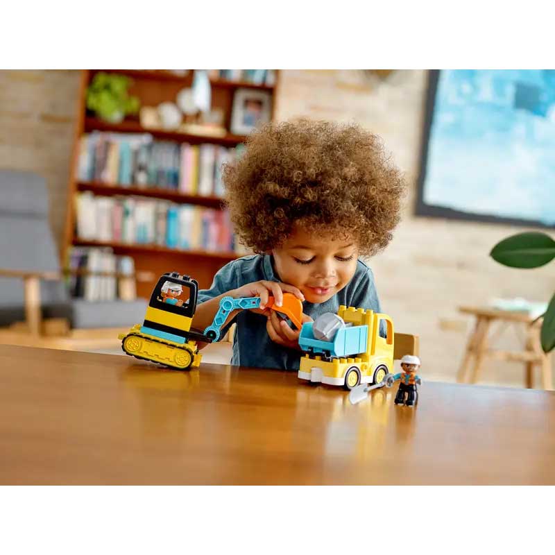 Lego Duplo Camion E Scavatrice Cingolata