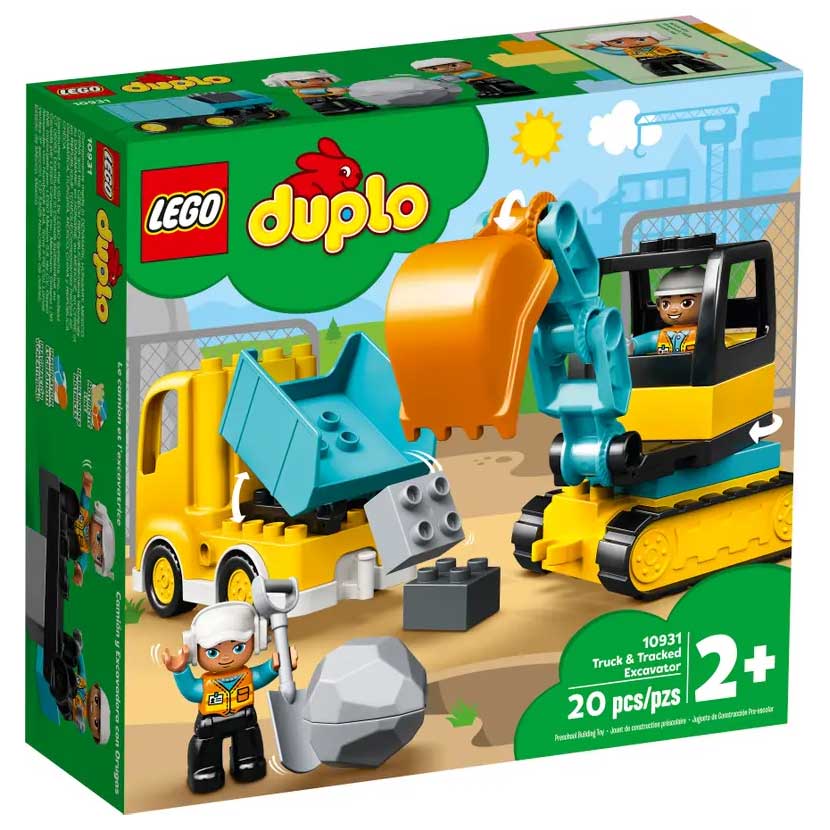 Lego Duplo Camion E Scavatrice Cingolata