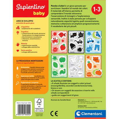 Sapientino Baby Montessori - Parole e Colori