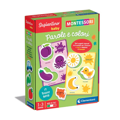 Sapientino Baby Montessori - Parole e Colori