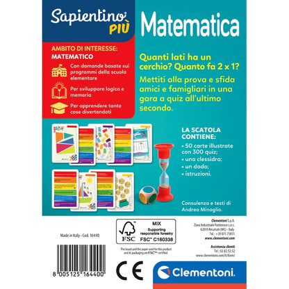 Sapientino Piu - Carte Matematica