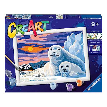 Creart Foche Sul Ghiaccio