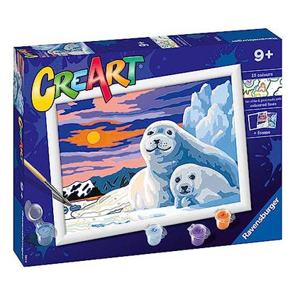 Creart Foche Sul Ghiaccio