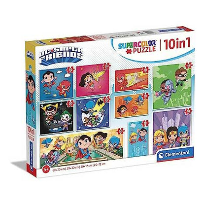 Puzzle Dc Comics 10 In 1