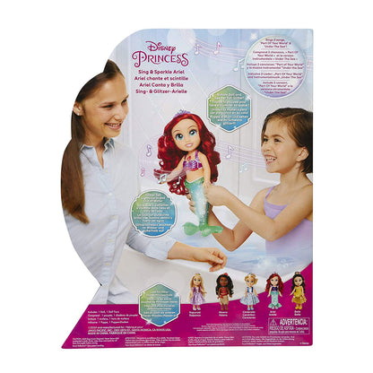 Disney Princess bambola 38 cm Ariel Glitter e Luci