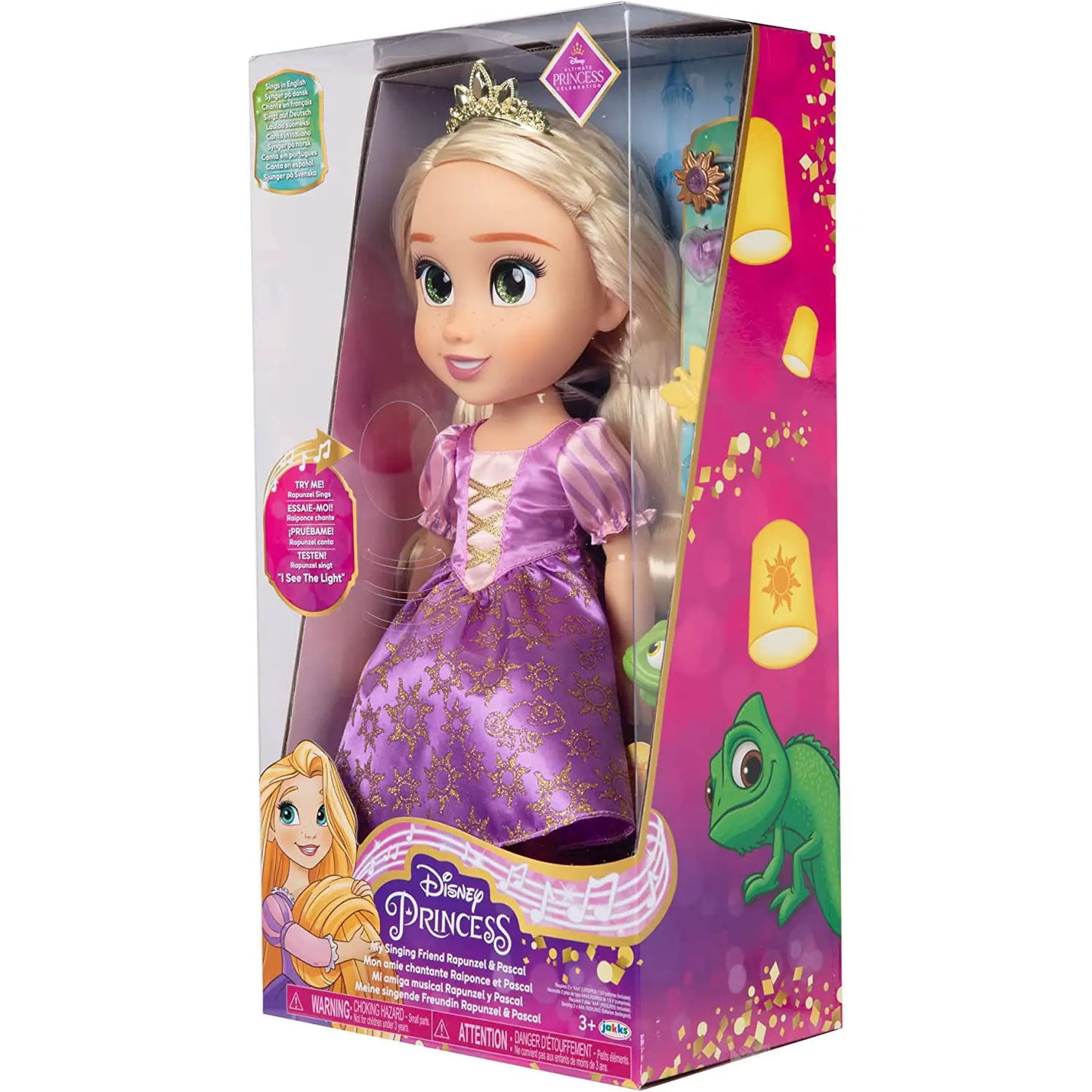 Disney Princess bambola 38cm La mia amica Rapunzel cantante