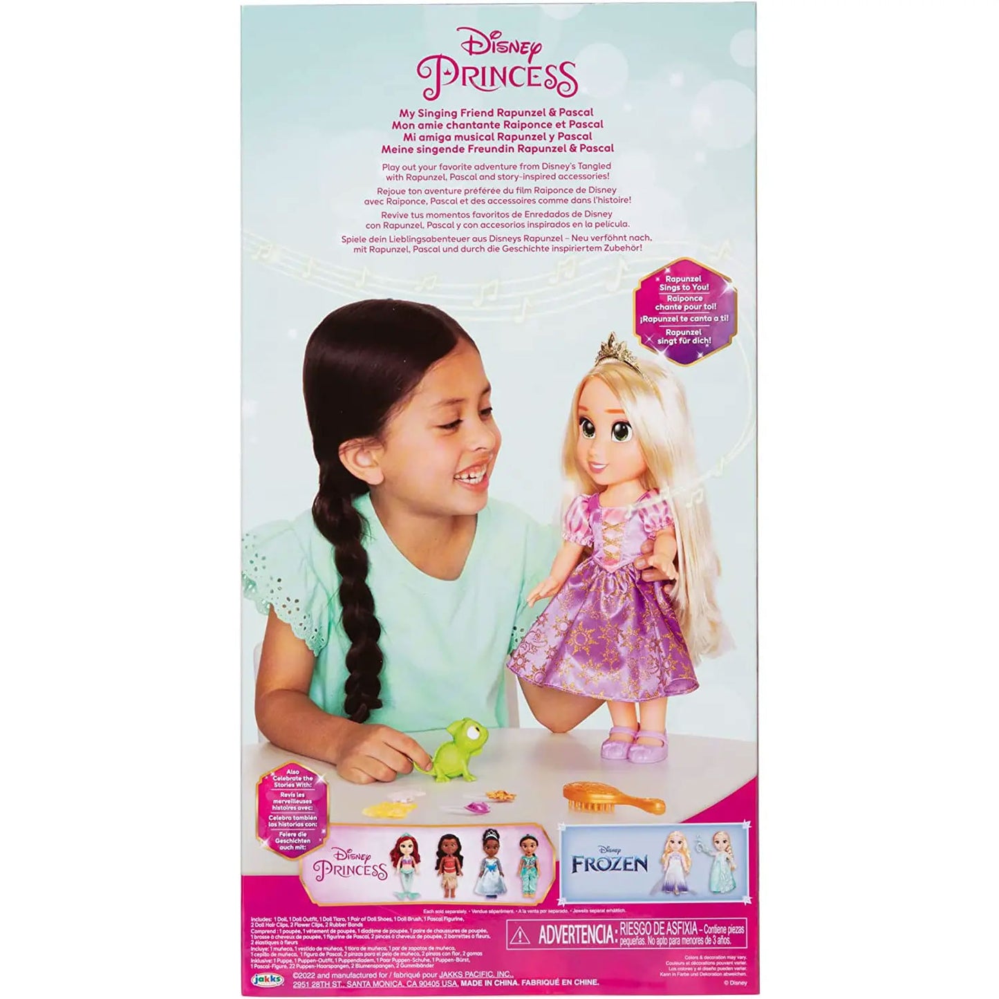 Disney Princess bambola 38cm La mia amica Rapunzel cantante