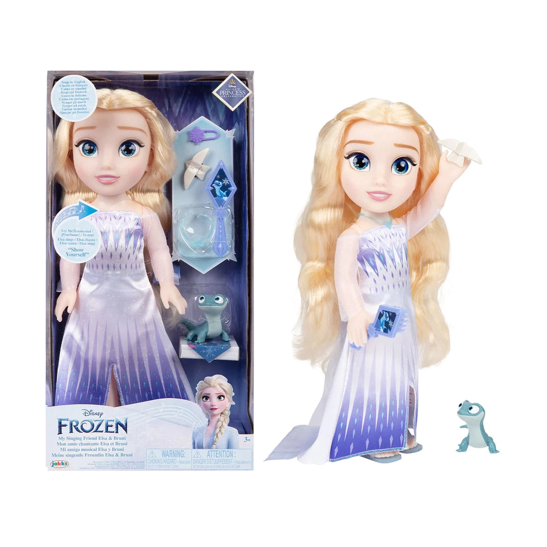 Frozen bambola 38cm La mia amica Elsa cantante