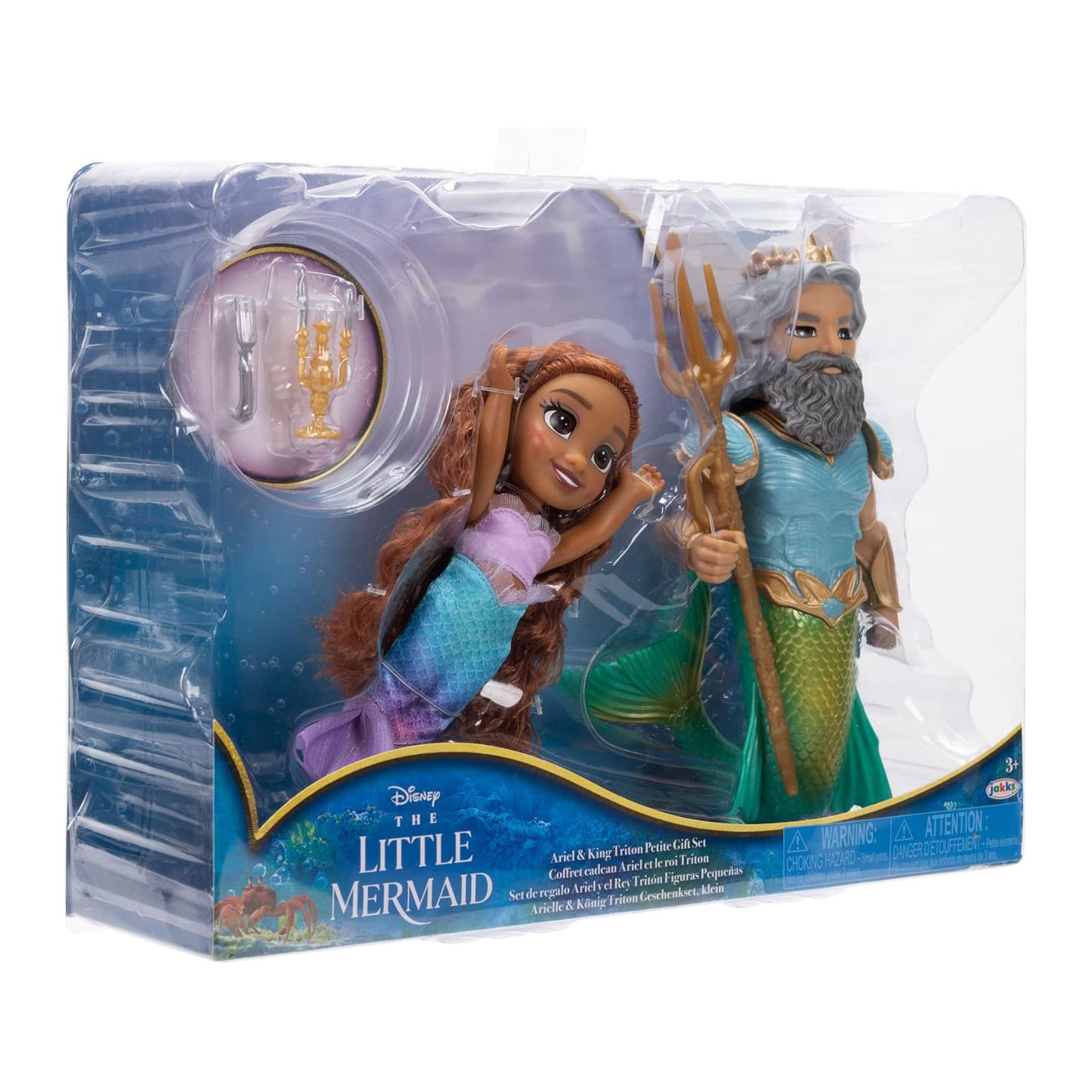 La Sirenetta Movie bambole Petite 15 cm Ariel e Tritone set