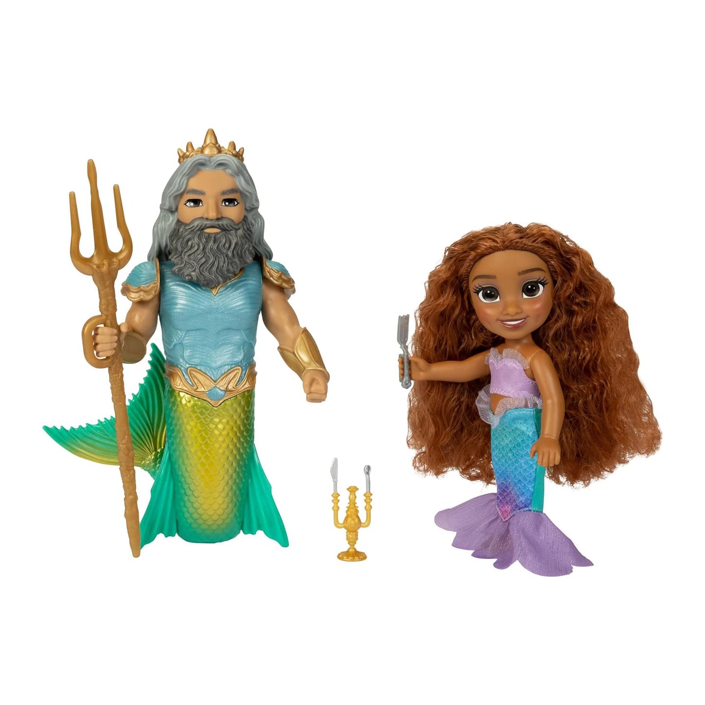 La Sirenetta Movie bambole Petite 15 cm Ariel e Tritone set