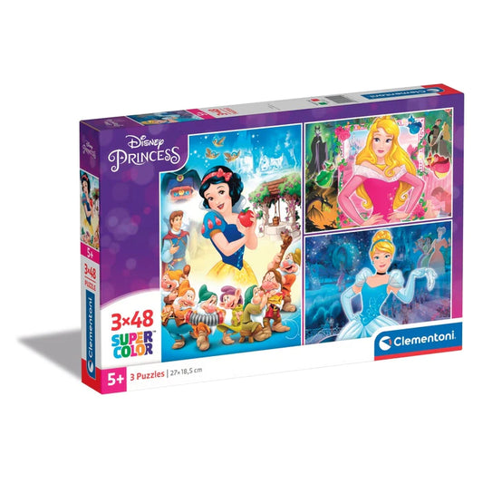 Puzzle Disney Princess 3X48 Pz