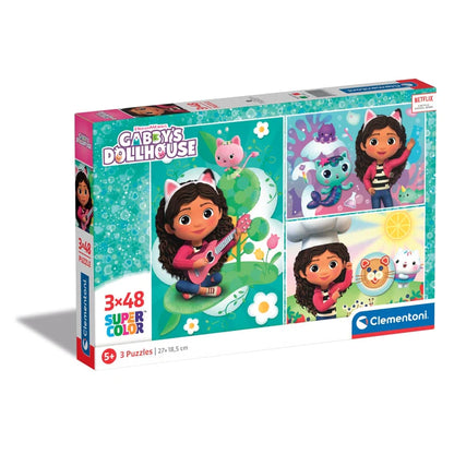 Puzzle Gabby'S Dollhouse 3X48 Pz