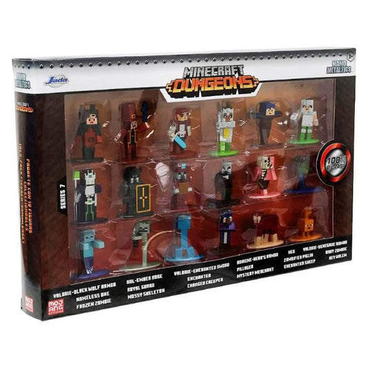 Minecraft Set 18 Personaggi In Metallo