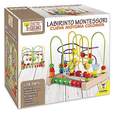 Fatto Di Legno Labirinto Montessori