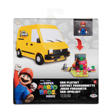 Super Mario Movie playset Mini Van con personaggi 4 cm