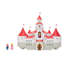 Super Mario Movie Deluxe playset castello di Peach con personaggi 4 cm