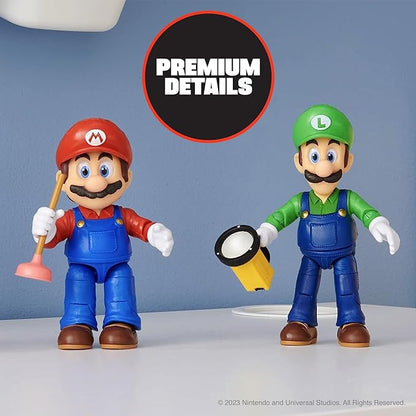 Super Mario Movie action figures 13 cm con accessorio - Luigi