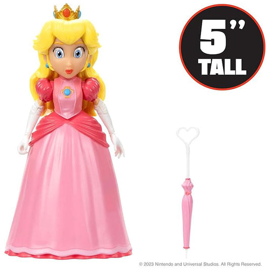 Super Mario Movie action figures 13 cm con accessorio - Peach