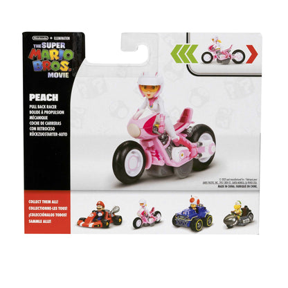 Super Mario Movie personaggi 6 cm con Kart - Peach