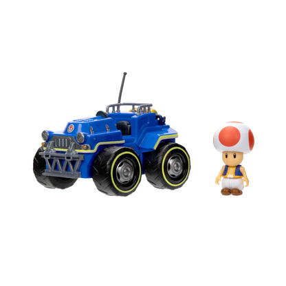 Super Mario Movie personaggi 6 cm con Kart - Toad
