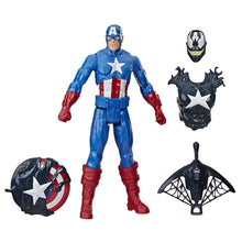 Spider Man Maximum Venom - Capitan America - Titan Hero Series