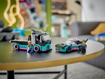 Lego City Auto Da Corsa E Trasportatore