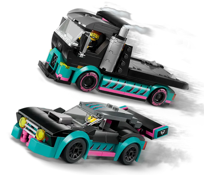 Lego City Auto Da Corsa E Trasportatore