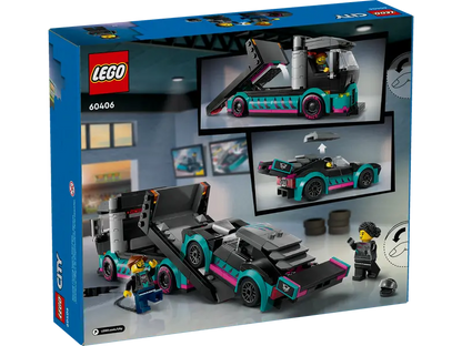 Lego City Auto Da Corsa E Trasportatore