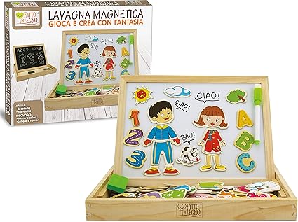Lavagna Magnetica in Legno