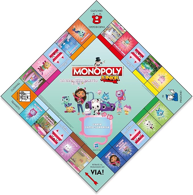 Monopoly Junior – Gabby’s Dollhouse