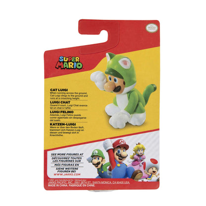 Nintendo Super Mario personaggi articolati 6 cm - Cat Luigi