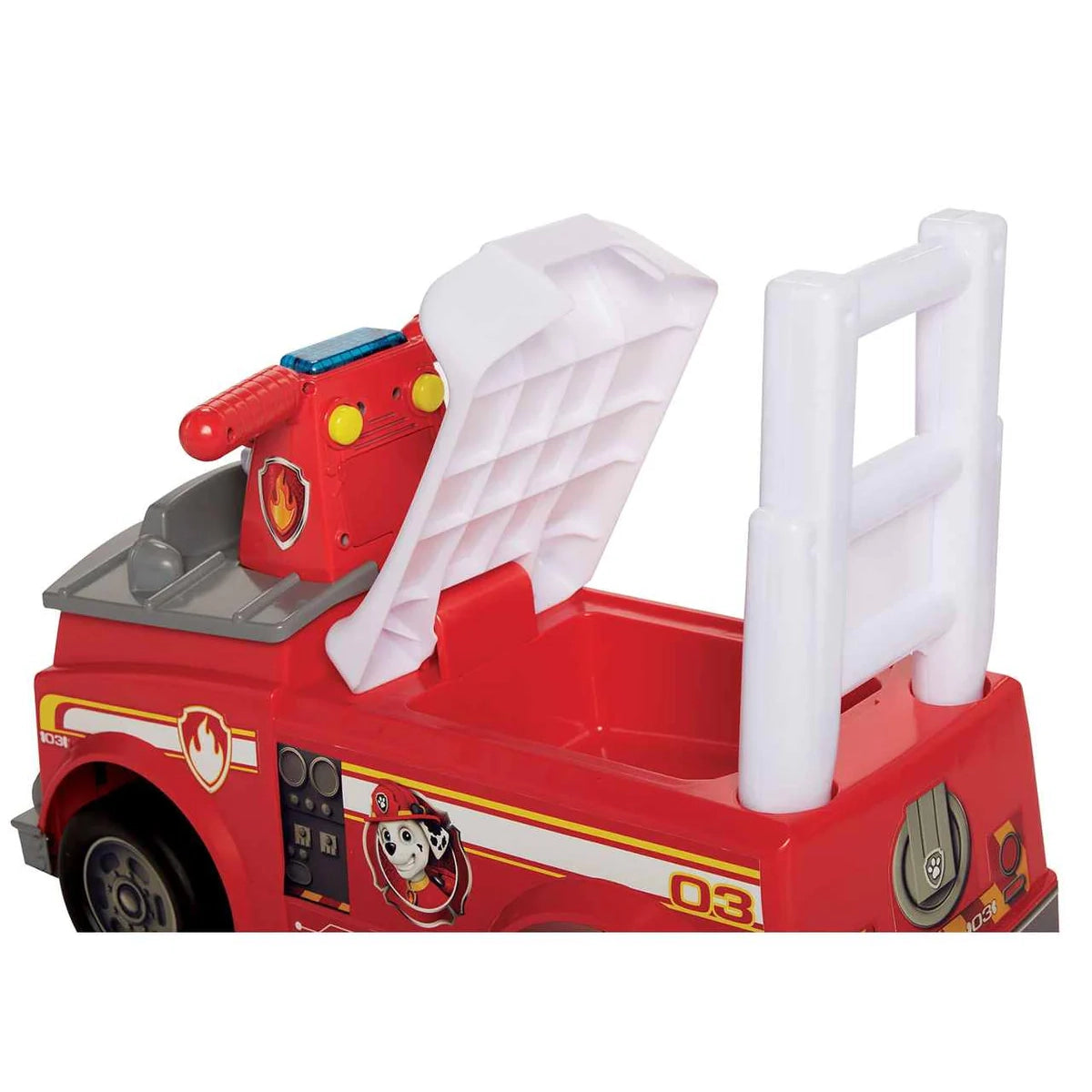PAW PATROL Cavalcabile Marshall Camion dei Pompieri