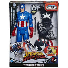 Spider Man Maximum Venom - Capitan America - Titan Hero Series