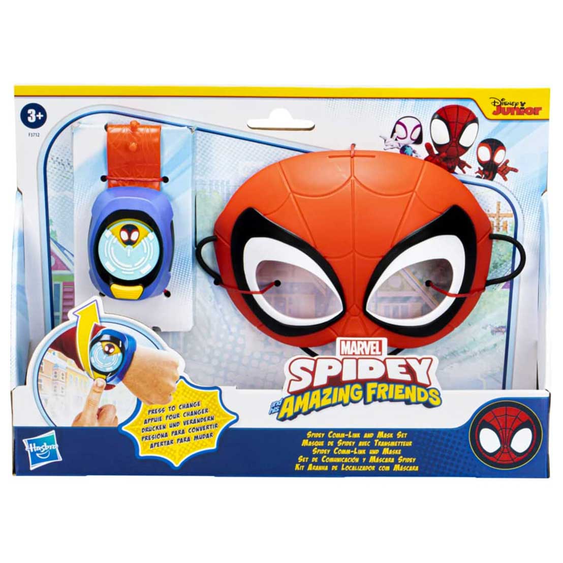 Spidey Amazing Friends - Kit orologio localizzatore e maschera
