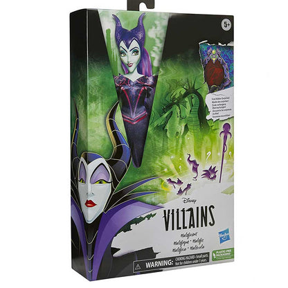 Disney Princess Villains Malefica - Bambola con accessori e vestiti rimovibili