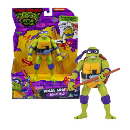 Tartarughe Ninja - Turtles Action Figure Deluxe Ninja Shouts Donatello