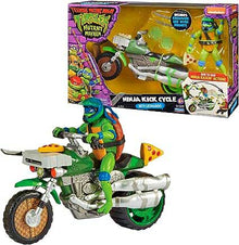 Turtles Veicoli Con Personaggio Drive 'N Kick Cycle Leonardo